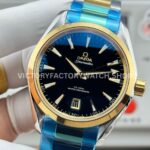 OVS Factory Omega Seamaster Aqua Terra 220.20.41.21.01.001 41mm Half Rose Gold Black Dial