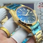 OVS Factory Omega Seamaster Aqua Terra 220.50.41.21.10.001 41mm Full Yellow Gold Green Dial (2) OVS Factory Omega Seamaster Aqua Terra 220.50.41.21.10.001 41mm Full Yellow Gold Green Dial