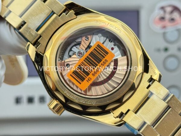 OVS Factory Omega Seamaster Aqua Terra 220.50.41.21.10.001 41mm Full Yellow Gold Green Dial (4) OVS Factory Omega Seamaster Aqua Terra 220.50.41.21.10.001 41mm Full Yellow Gold Green Dial