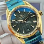 OVS Factory Omega Seamaster Aqua Terra 220.50.41.21.10.001 41mm Full Yellow Gold Green Dial (8) OVS Factory Omega Seamaster Aqua Terra 220.50.41.21.10.001 41mm Full Yellow Gold Green Dial