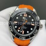 OVS Factory Omega Seamaster Diver 300M 210.30.42.20.01.018 42mm Aluminum Bezel Black Dial