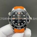 OVS Factory Omega Seamaster Diver 300M 210.30.42.20.01.018 42mm aluminium bezel black dial replica watch