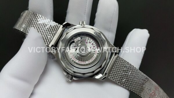 OVS Factory Omega Seamaster Diver 300M 210.30.42.20.01.018 42mm Orange Rubber Strap Black Dial