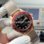 OVS Factory Omega Seamaster Diver 300M 210.90.42.20.01.003 42mm Bronze Gold Black Dial