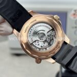 OVS Factory Omega Seamaster Diver 300M 210.90.42.20.01.003 42Replica Watchmm Bronze Gold Rubber Strap Black Dial