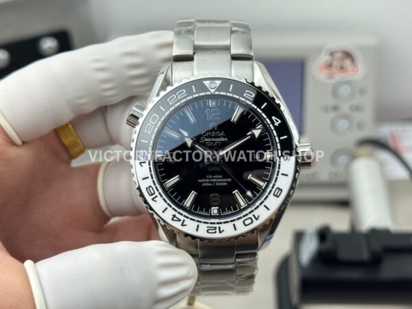 OVS Factory Omega Seamaster Planet Ocean 215.30.44.22.01.001 43.5mm full steel black dial replica watch