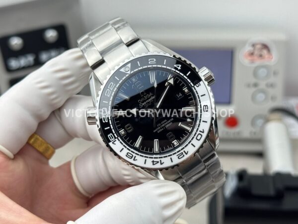 OVS Factory Omega Seamaster Planet Ocean 215.30.44.22.01.001 43.5mm Full Steel Black Dial