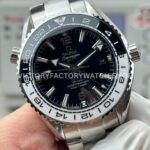 OVS Factory Omega Seamaster Planet Ocean 215.30.44.22.01.001 43.5mm Full Steel Black Dial
