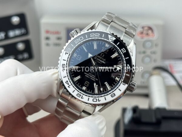 OVS Factory Omega Seamaster Planet Ocean 215.30.44.22.01.001 43.5mm Full Steel Black Dial
