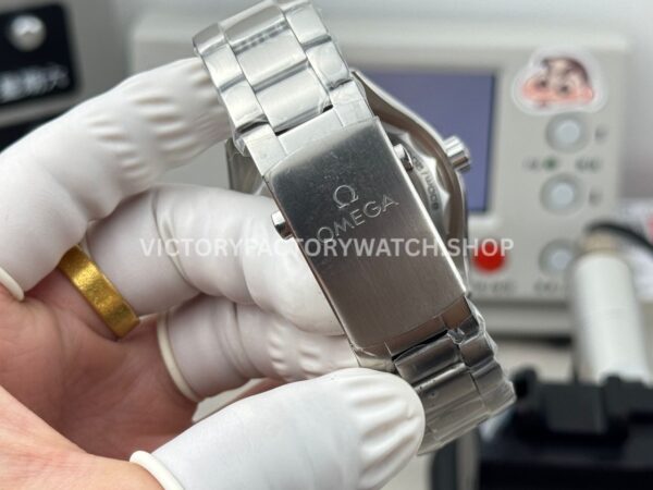 OVS Factory Omega Seamaster Planet Ocean 215.30.44.22.01.001 43.5mm Full Steel Black Dial