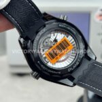 OVS Factory Omega Seamaster Planet Ocean 215.92.46.22.01.001 45.5mm Rubber Strap Arabic Numerals Black DIal