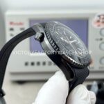 OVS Factory Omega Seamaster Planet Ocean 215.92.46.22.01.001 45.5mm Rubber Strap Arabic Numerals Black DIal