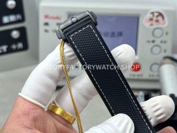 OVS Factory Omega Seamaster Planet Ocean 215.92.46.22.01.001 45.5mm Rubber Strap Arabic Numerals Black DIal