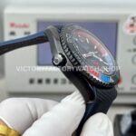 OVS Factory Omega Seamaster Planet Ocean 215.92.46.22.01.004 45.5mm Rubber Strap Arabic Numerals Black Dial