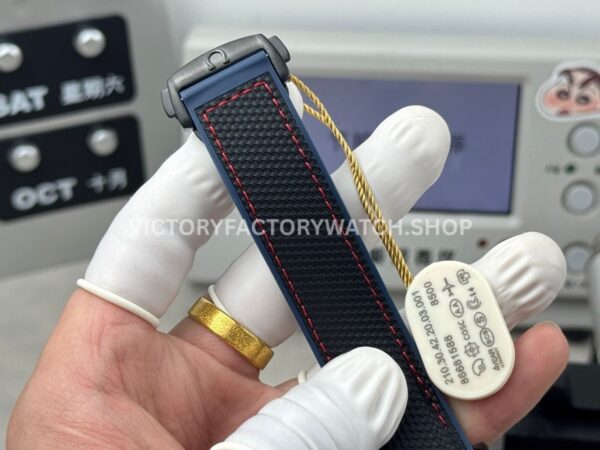 OVS Factory Omega Seamaster Planet Ocean 215.92.46.22.01.004 45.5mm Rubber Strap Arabic Numerals Black Dial