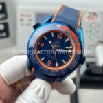 OVS Factory Omega Seamaster Planet Ocean 215.92.46.22.03.001 45.5mm Rubber Strap Arabic Numerals Blue (5) OVS Factory Omega Seamaster Planet Ocean 215.92.46.22.03.001 45.5mm Rubber Strap Arabic Numerals Blue Dial