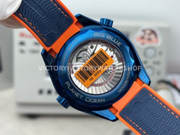 OVS Factory Omega Seamaster Planet Ocean 215.92.46.22.03.001 45.5mm Rubber Strap Arabic Numerals Blue (7) OVS Factory Omega Seamaster Planet Ocean 215.92.46.22.03.001 45.5mm Rubber Strap Arabic Numerals Blue Dial