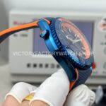 OVS Factory Omega Seamaster Planet Ocean 215.92.46.22.03.001 45.5mm Rubber Strap Arabic Numerals Blue (8) OVS Factory Omega Seamaster Planet Ocean 215.92.46.22.03.001 45.5mm Rubber Strap Arabic Numerals Blue Dial
