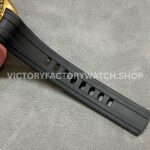 RM Factory Omega Speedmaster Professional Moonwatch 310.62.42.50.99.001 42mm Yellow Gold Rubber Strap Gold Dial