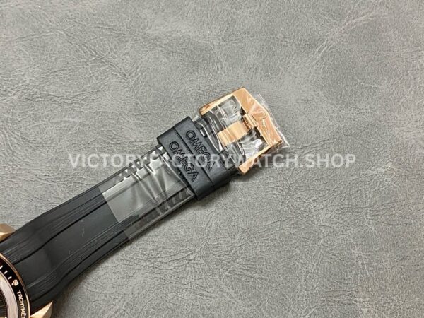 RM Factory Omega Speedmaster Professional Moonwatch 310.63.42.50.02.001 42mm Rose Gold Rubber Strap Black D ( (5) RM Factory Omega Speedmaster Professional Moonwatch 310.63.42.50.02.001 42mm Rose Gold Rubber Strap Black Dial