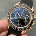 RM Factory Omega Speedmaster Professional Moonwatch 310.63.42.50.02.001 42mm Rose Gold Rubber Strap Black D ( (9) RM Factory Omega Speedmaster Professional Moonwatch 310.63.42.50.02.001 42mm Rose Gold Rubber Strap Black Dial