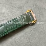 RM Factory Omega Speedmaster Professional Moonwatch 310.63.42.50.02.001 42mm Yellow Gold Leather Strap Green Dial