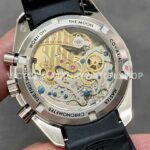 RM Factory Omega Speedmaster Professional Moonwatch 310.63.42.50.02.001 42mm Steel Rubber Strap Silver Dial