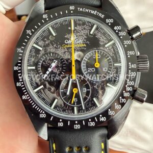 SMF Factory Omega Speedmaster Dark Side Of The Moon 310.92.44.50.01.001 44.25mm Ceramic Leather Strap Black Dial (6) SMF Factory Omega Speedmaster Dark Side Of The Moon 310.92.44.50.01.001 44.25mm ceramic leather strap black dial replica watch