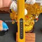 SMF Factory Omega Speedmaster Dark Side Of The Moon 310.92.44.50.01.001 44.25mm Ceramic Yellow Leather Strap Black Dial (6) SMF Factory Omega Speedmaster Dark Side Of The Moon 310.92.44.50.01.001 44.25mm Ceramic Yellow Leather Strap Black Dial