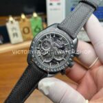 SMF Factory Omega Speedmaster Dark Side Of The Moon 310.92.44.50.06.001 44.25mm Ceramic Textile Strap Grey Dial