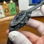 SMF Factory Omega Speedmaster Dark Side Of The Moon 310.92.44.50.06.001 44.25mm Ceramic Textile Strap Grey Dial
