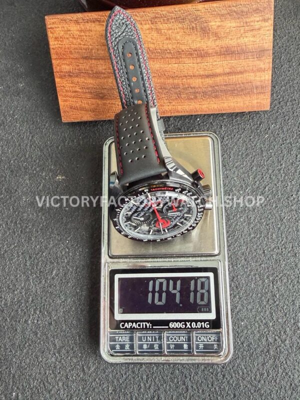 SMF Factory Omega Speedmaster Dark Side Of The Moon 311.92.44.30.01.002 44.25mm Ceramic Leather Strap Black Dial