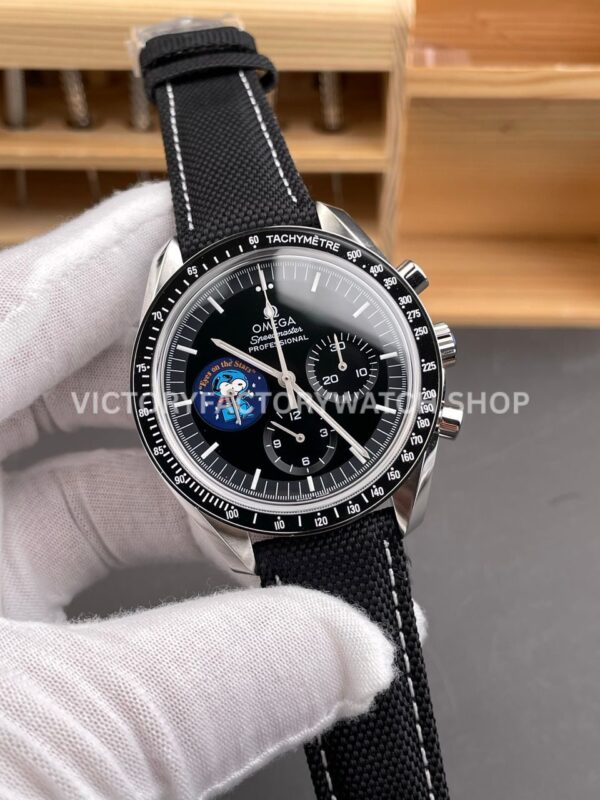 SMF Factory Omega Speedmaster Professional Moonwatch 3578.51.00 42mm Steel Canvas Strap Black Dial (1) SMF Factory Omega Speedmaster Professional Moonwatch 3578.51.00 42mm Steel Canvas Strap Black Dial