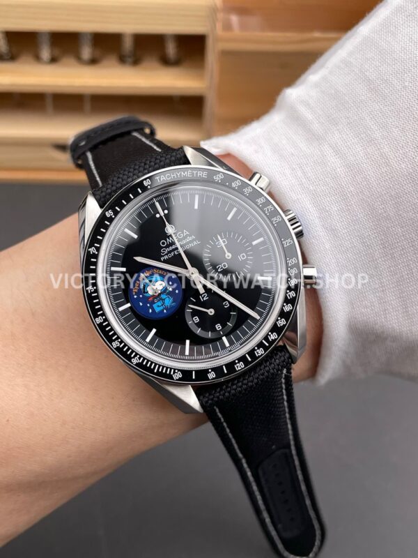 SMF Factory Omega Speedmaster Professional Moonwatch 3578.51.00 42mm Steel Canvas Strap Black Dial (4) SMF Factory Omega Speedmaster Professional Moonwatch 3578.51.00 42mm Steel Canvas Strap Black Dial