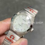 TW Factory Omega Constellation Quartz 123.10.27.60.55.001 27mm Full Steel Mother Of Pearl Dial
