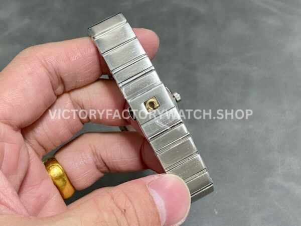 TW Factory Omega Constellation Quartz 123.10.27.60.55.001 27mm Full Steel Mother Of Pearl Dial