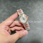 TW Factory Omega Constellation Quartz 123.20.27.60.55.001 27mm Half Ros ( (6) TW Factory Omega Constellation Quartz 123.20.27.60.55.001 27mm Half Rose Gold Rose Diamond Mother Of Pearl Dial