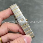 TW Factory Omega Constellation Quartz 123.20.27.60.55.002 27mm Half Yellow Gold Diamon ( (3) TW Factory Omega Constellation Quartz 123.20.27.60.55.002 27mm Half Yellow Gold Diamond Gold Bezel Mother Of Pearl Diamond Dial