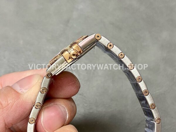 TW Factory Omega Constellation Quartz 123.25.27.60.55.007 27mm Half Rose Gold ( TW Factory Omega Constellation Quartz 123.25.27.60.55.007 27mm Half Rose Gold Diamond Rose Gold Bezel Mother Of Pearl Diamond Dial