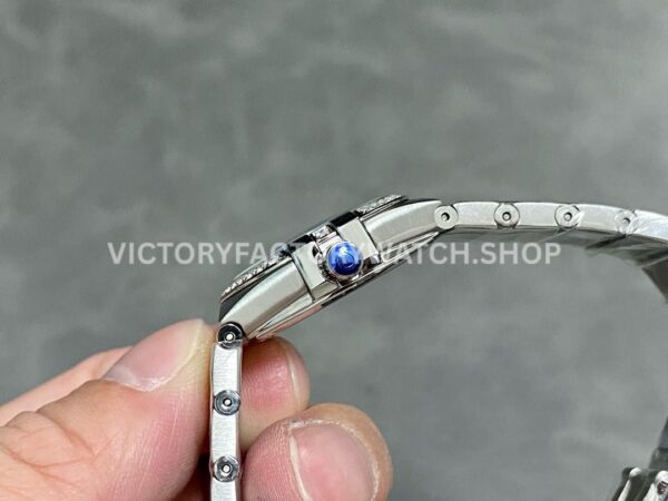 TW Factory Omega Constellation Quartz 131.10.25.60.53.001 27mm Full Steel Diamond Bezel Diamond Gypsophila Blue Dial