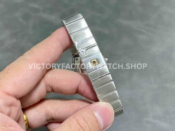 TW Factory Omega Constellation Quartz 131.10.25.60.53.001 27mm Full Steel Diamond Bezel Diamond Gypsophila Blue Dial
