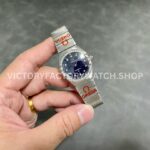 TW Factory Omega Constellation Quartz 131.10.25.60.53.001 27mm Full Steel Diamond Bezel Diamond Gypsophila Blue Dial