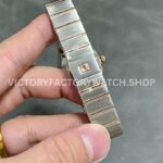 TW Factory Omega Constellation Quartz 131.25.25.60.53.002 27mm Half Rose Gold Roman Number Rose Gold Bezel Diamond Gypsophila Blue Dial