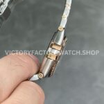 TW Factory Omega Constellation Quartz 131.25.25.60.53.002 27mm Half Rose Gold Roman Number Rose Gold Bezel Diamond Gypsophila Blue Dial