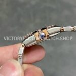 TW Factory Omega Constellation Quartz 131.25.28.60.99.001 27mm Diamond Bezel Half Rose Gold S (5) TW Factory Omega Constellation Quartz 131.25.28.60.99.001 27mm Half Rose Gold Diamond Bezel Diamond Blue Dial