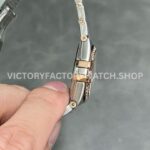 TW Factory Omega Constellation Quartz 131.25.28.60.99.001 27mm Diamond Bezel Half Rose Gold S (8) TW Factory Omega Constellation Quartz 131.25.28.60.99.001 27mm Half Rose Gold Diamond Bezel Diamond Blue Dial