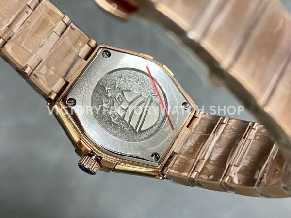 TW Factory Omega Constellation Quartz 131.55.25.60.53.002 27mm Full Rose Gold Diamond Bezel Diamond Gypsophila Blue Dial