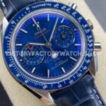 TW Factory Omega Speedmaster Moonphase 304.33.44.52.03.001 44.25mm Steel Leather Strap Blue Dial (9) TW Factory Omega Speedmaster Moonphase 304.33.44.52.03.001 44.25mm Steel Leather Strap Blue Dial