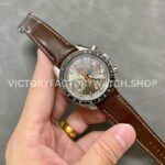 TW Factory Omega Speedmaster Racing 329.32.44.51.06.001 44.25mm Steel Leather Strap Silver Strap (2) TW Factory Omega Speedmaster Racing 329.32.44.51.06.001 44.25mm Steel Leather Strap Silver Dial