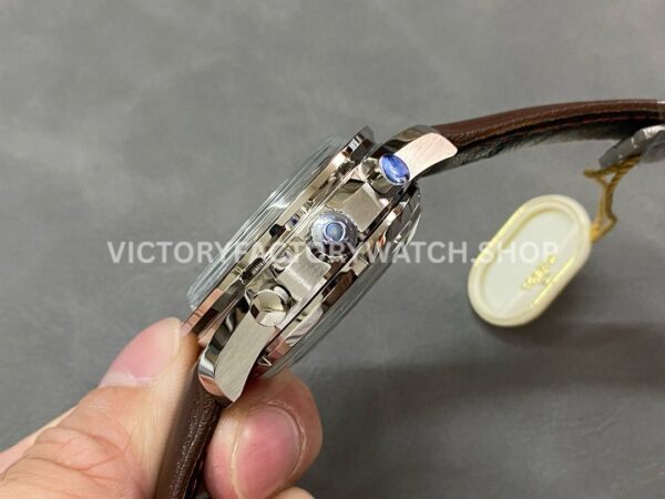 TW Factory Omega Speedmaster Racing 329.32.44.51.06.001 44.25mm Steel Leather Strap Silver Strap (5) TW Factory Omega Speedmaster Racing 329.32.44.51.06.001 44.25mm Steel Leather Strap Silver Dial